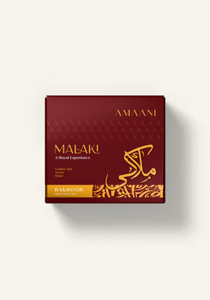 Amaani Malaki Bakhoor Gold Collection 50g gift box