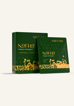 Amaani Nafha Bakhoor Gold Collection 5g tester box with sachet