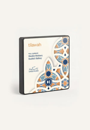 Sakinah Quran Magnet side view showing USB-C port and controls