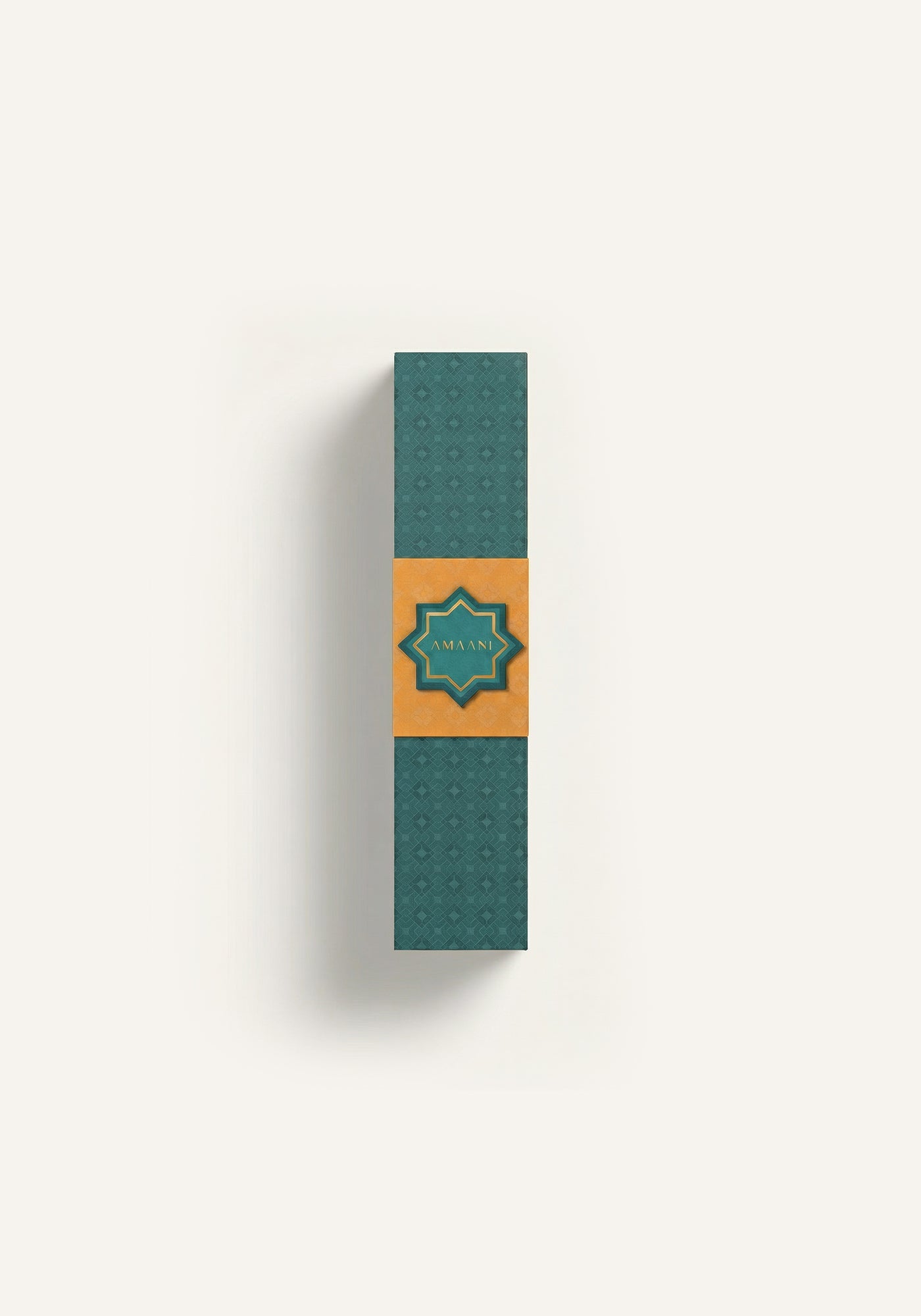 Amaani Dhikr Al-Qalb Tasbeeh presented in a premium Islamic geometric gift box