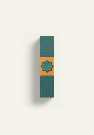 Amaani Dhikr Al-Qalb Tasbeeh presented in a premium Islamic geometric gift box