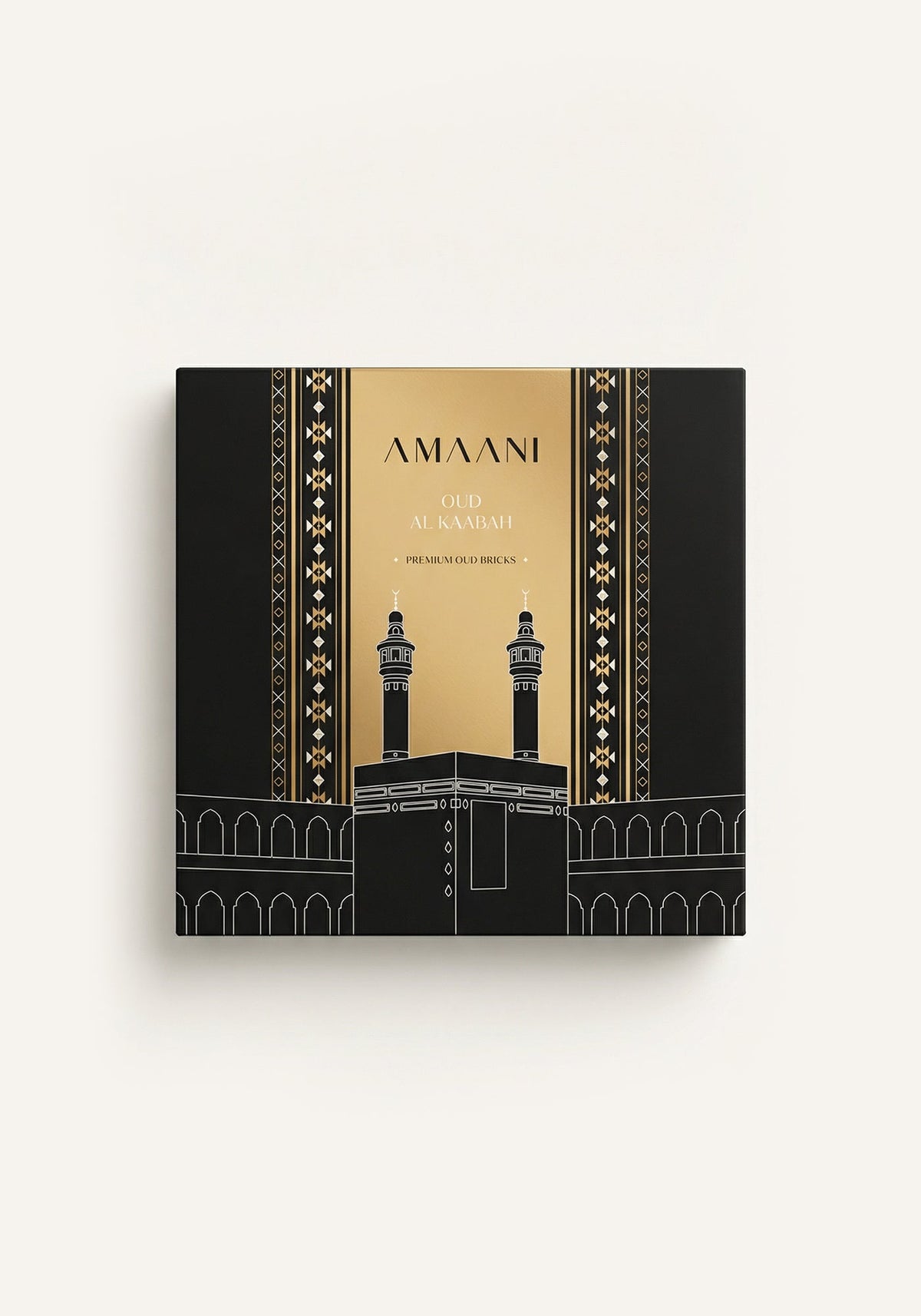 Amaani Oud Al Kaabah oud bricks gift box