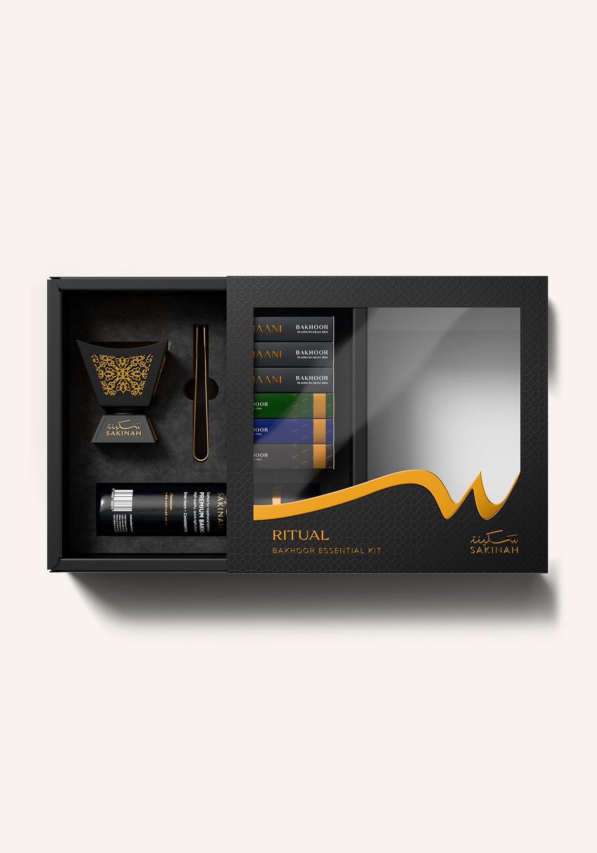 Ritual by Sakinah Hijaz bakhoor set in its gift box