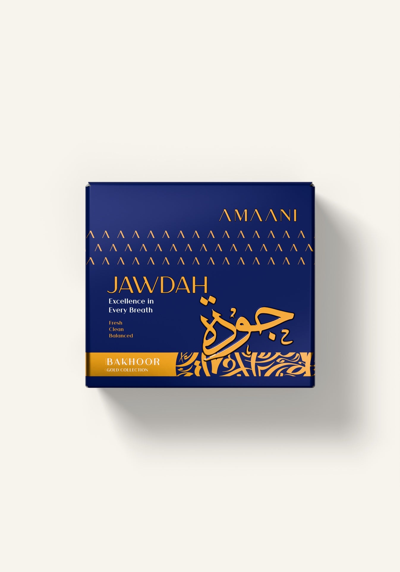 Amaani Jawdah Bakhoor Gold Collection 50g gift box