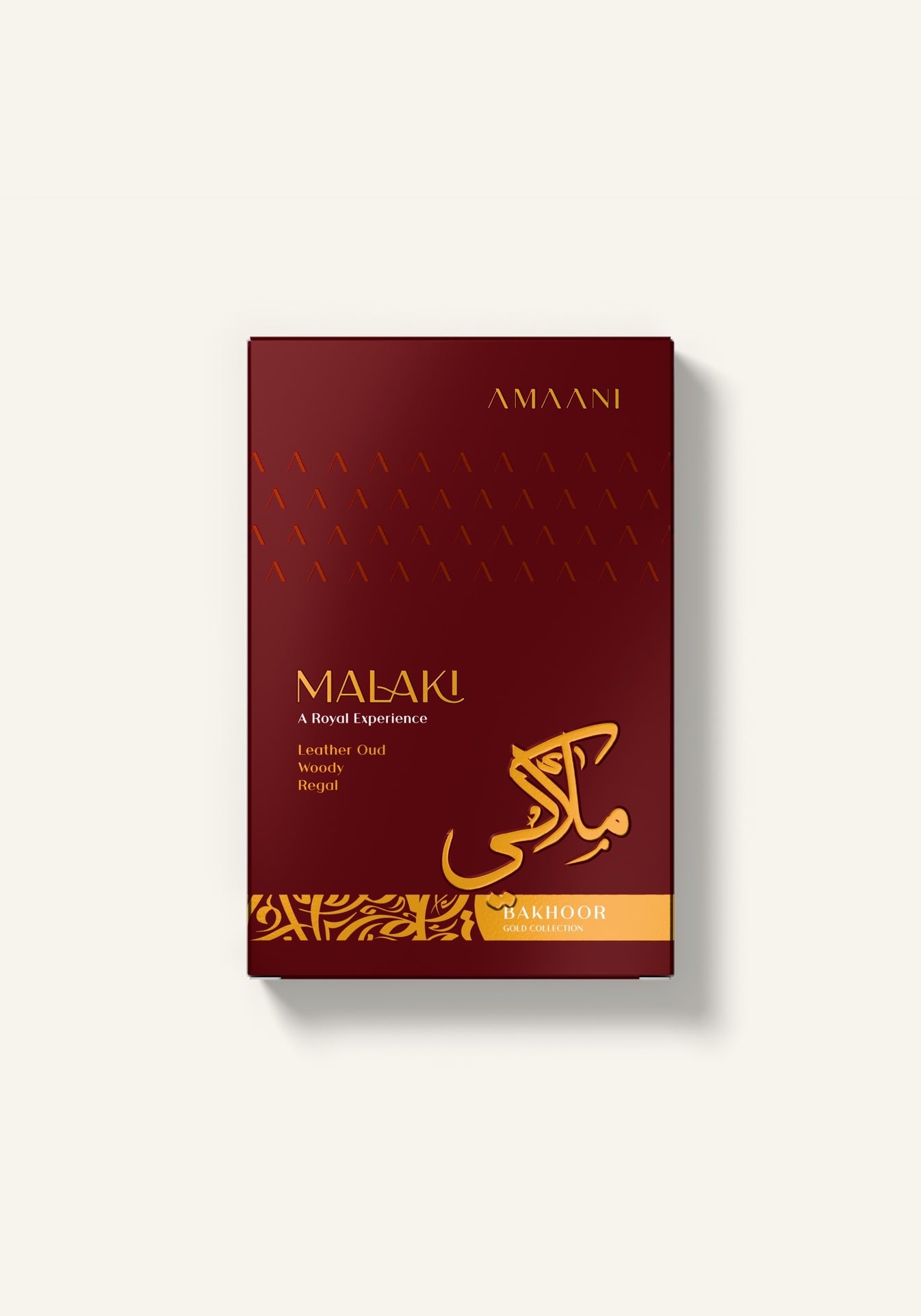 Amaani Malaki Bakhoor Gold Collection 15g gift box