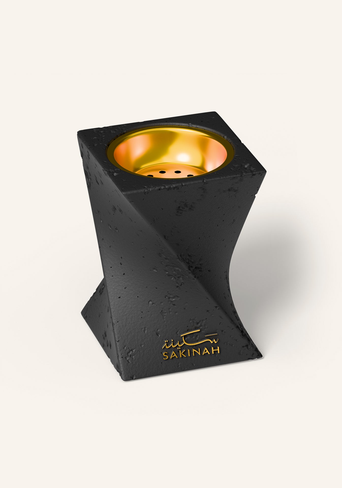 Sakinah Badiah black bakhoor ritual set, premium packaging