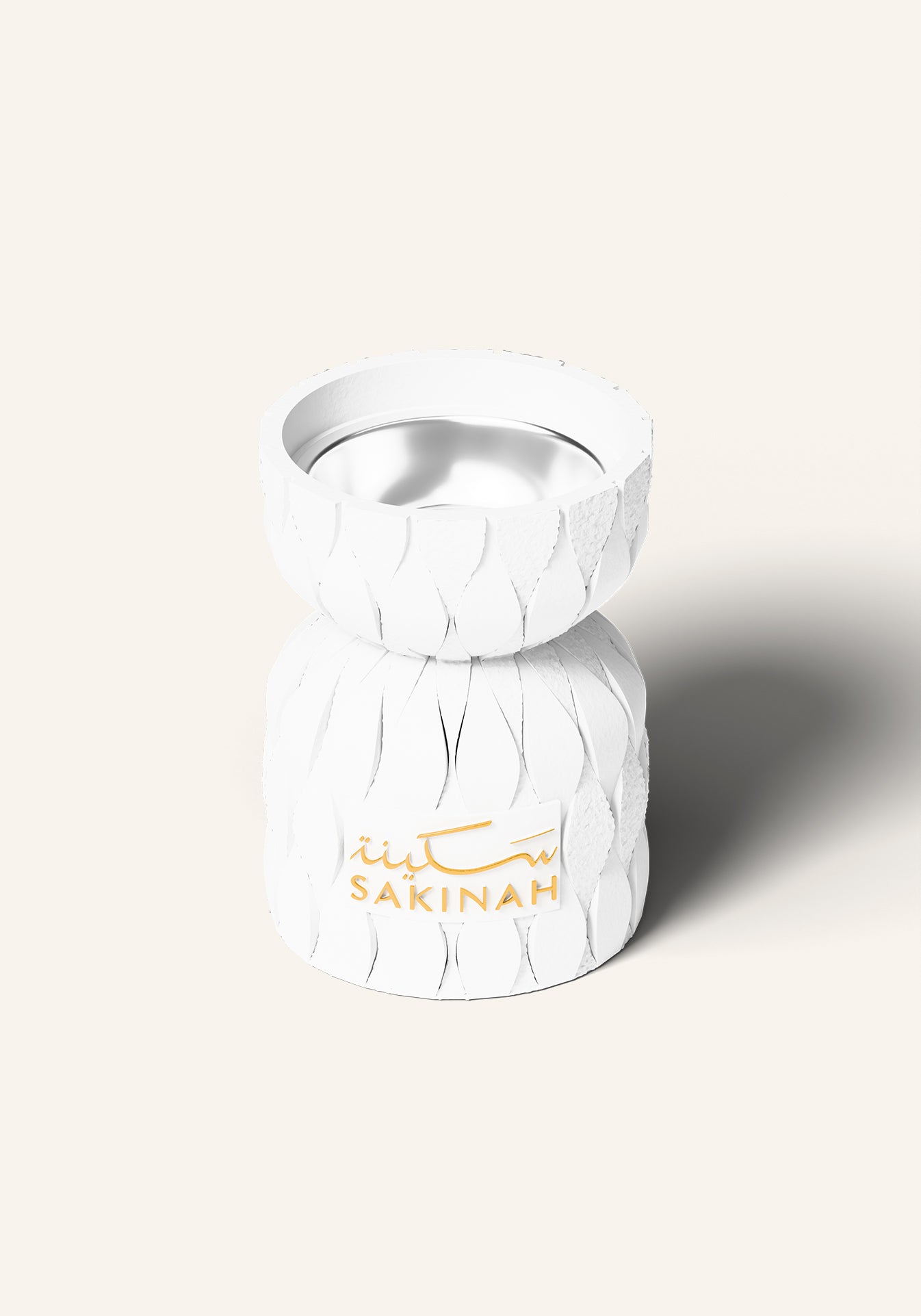 Sakinah Layali bakhoor ritual set in white, premium home fragrance gift boxed